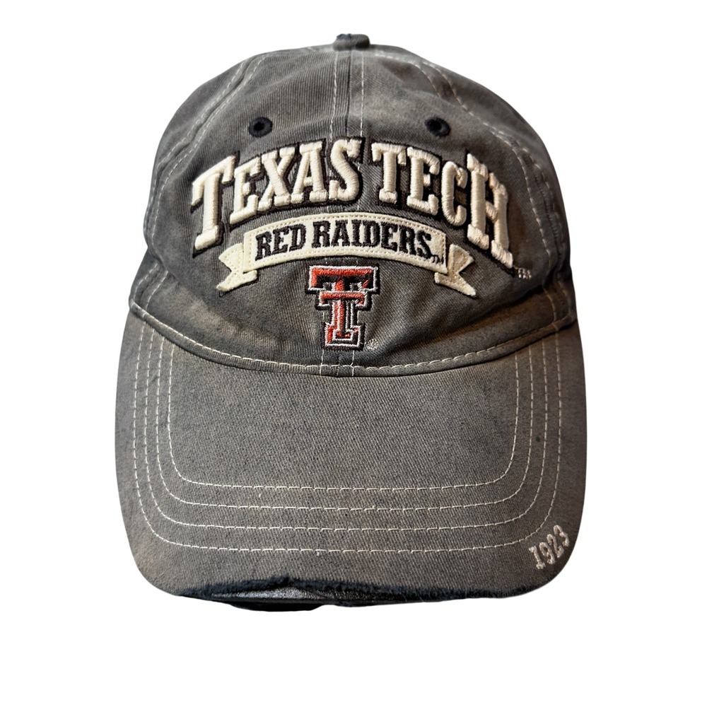 Texas Tech Red Raiders‎ Drew Pearson Hat Men OSFM Grey ESPN College Gameday Cap
